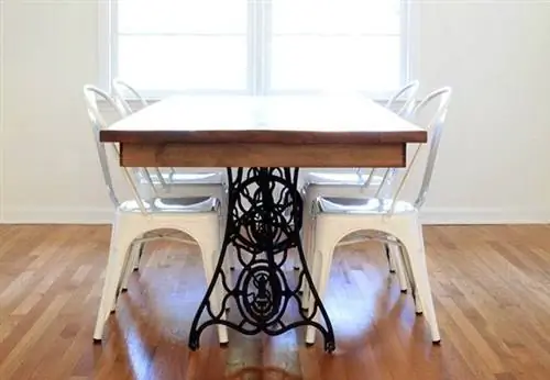 Обеденный стол своими руками - швейная машинка