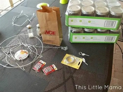 Люстра из банки Mason Jar своими руками - материалы