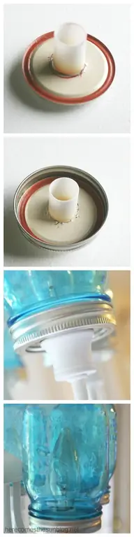 Люстра Blue Mason Jar - Ступени