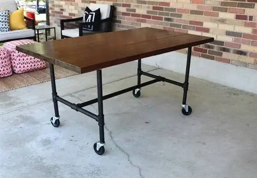 Стол для пикника своими руками - водопроводные трубы