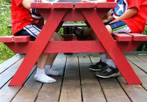 Стол для пикника своими руками - детский