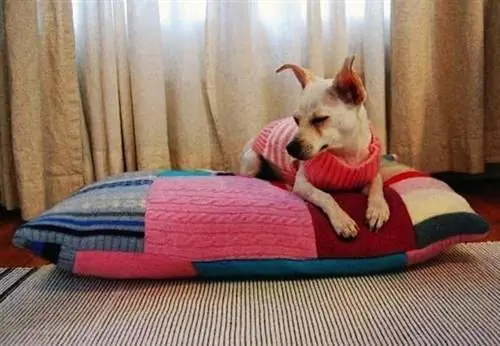 Лежанка для собаки своими руками - пэчворк