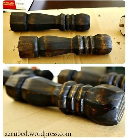 Пуфик из поддонов своими руками - ножки