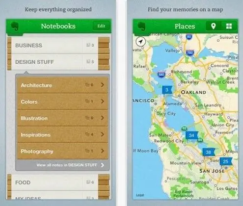 Evernote - приложение для ремонта