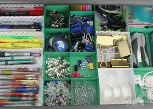 Разделители ящиков своими руками - плотный картон