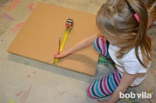 Мольберт своими руками - размечаем отверстия для сверления