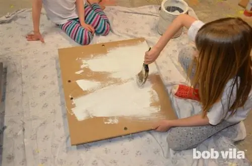 Мольберт своими руками - загрунтовать доски