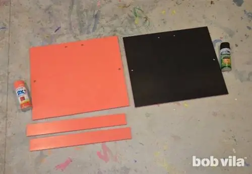 Мольберт своими руками - Раскрашиваем доски аэрозольной краской