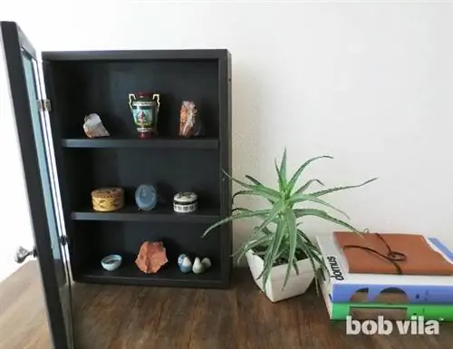 DIY Shadow Box - Открытая стеклянная дверь