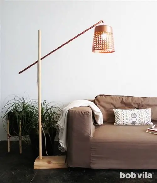 DIY Lite: современный торшер с самым необычным абажуром