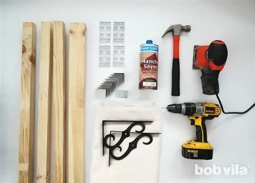 Уличный экран конфиденциальности своими руками - расходные материалы