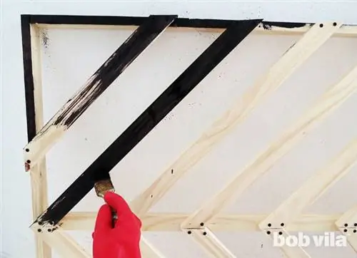 Как сделать шпалеру на стене