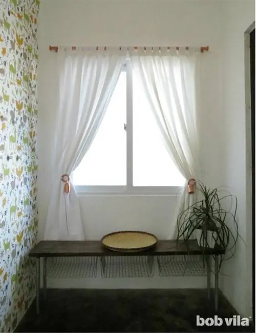 Карнизы для штор с медным свечением своими руками