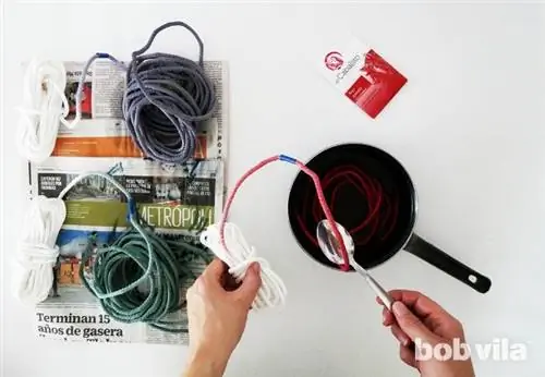 Веревочная корзина - шаг 2