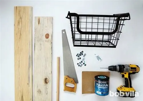 Как сделать подставку для растений-лесенок - Принадлежности