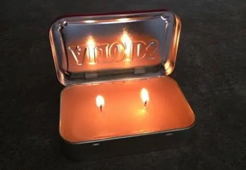 Altoids Tin Projects - Свеча