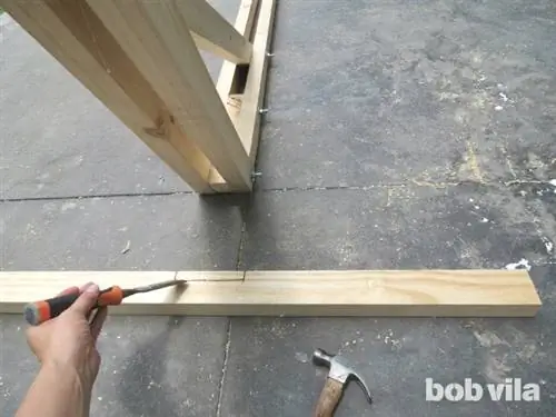 Подставка для гамака своими руками - шаг 8