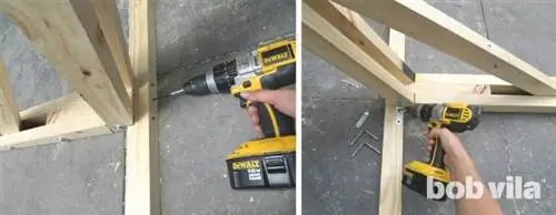 Подставка для гамака своими руками - шаг 9