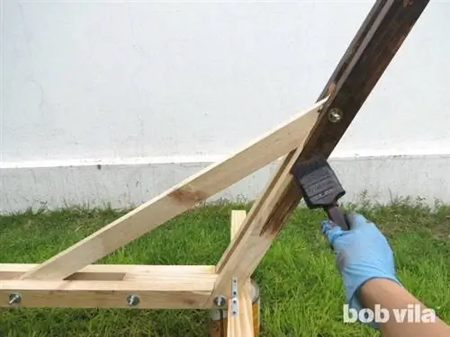 Подставка для гамака своими руками - шаг 11