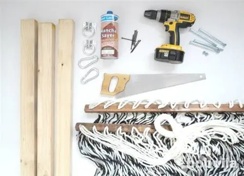 Подставка для гамака своими руками - Принадлежности