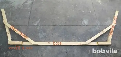 Подставка для гамака своими руками - шаг 4