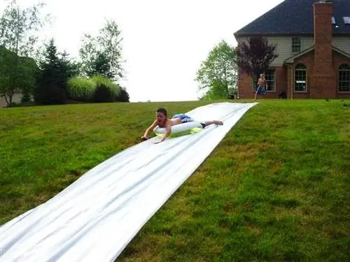 DIY Slip n Slide - внутренняя трубка