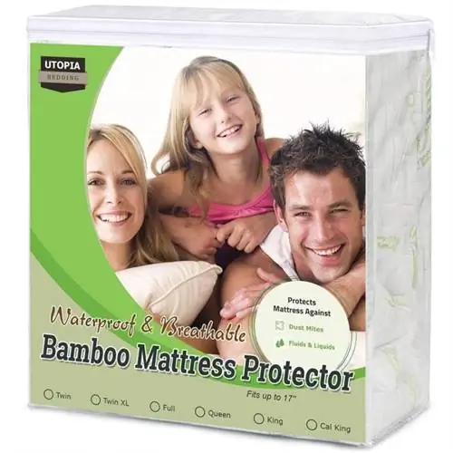 Лучшие варианты наматрасников: Utopia Bedding Bamboo Mattress Protector