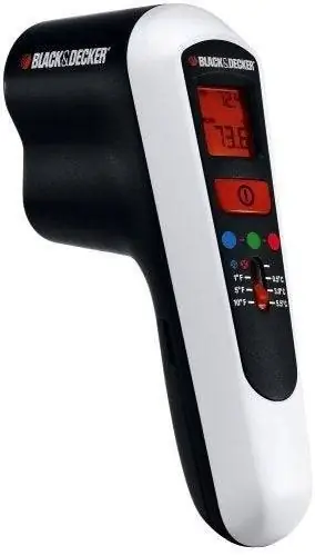 Обнаружение утечек воздуха с помощью теплового детектора Black &Decker’s