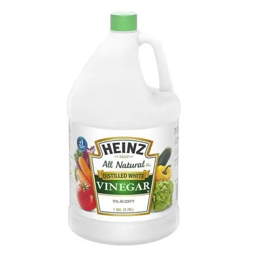 Лучшие варианты кондиционера для белья: белый уксус Heinz
