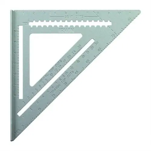 Лучший вариант стропильного квадрата: IRWIN Tools Rafter Square, 12 дюймов