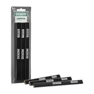 Лучший вариант плотницкого карандаша: DIXON Industrial Carpenter Pencils, 6 шт. в упаковке