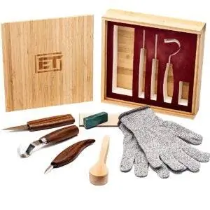 Лучшие варианты ножей для строгания: Elemental Tools 9pc Набор инструментов для резьбы по дереву