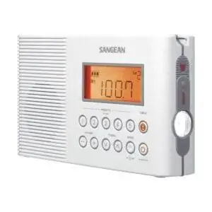 Лучший вариант карманного радио: Sangean H201 AM FM Weather Alert Waterproof Radio