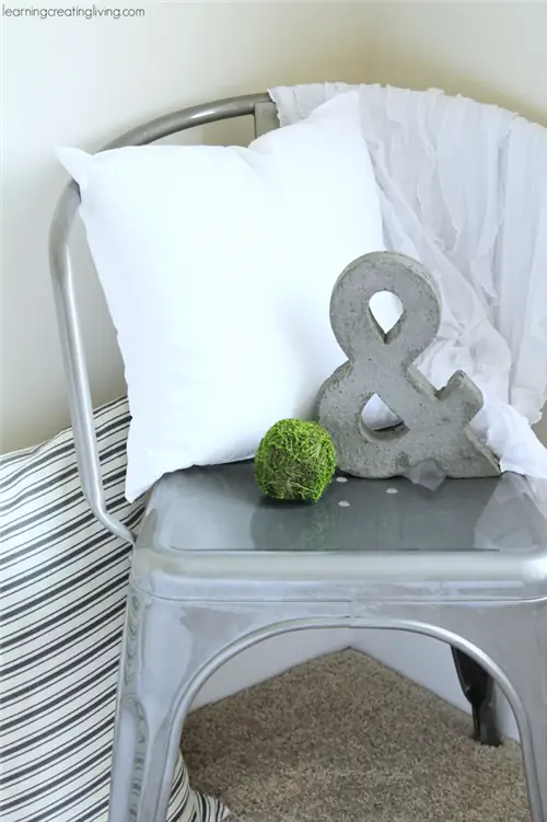 Буква Амперсанд из бетона своими руками