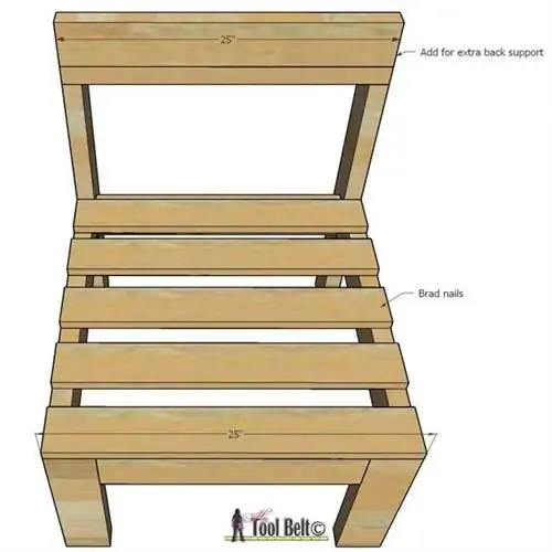 Открытый шезлонг своими руками