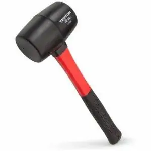 Лучший вариант резинового молотка: TEKTON 30603 Резиновый молоток с ручкой из стекловолокна