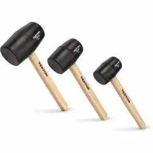 Лучший вариант резинового молотка: набор резиновых молотков TEKTON 30508, 3 предмета