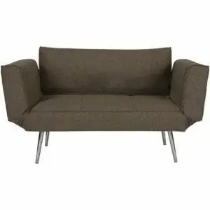 Лучший вариант футона: кресло Novogratz Leyla Loveseat, многофункциональное современное