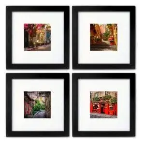 Лучшие варианты фоторамок: WOOD MEETS COLOR 8x8 Picture Frames Set