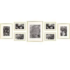 Лучшие варианты фоторамок: Golden State Art, Gold Metal Wall Photo Frame Collection