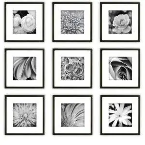 Лучшие варианты фоторамок: Галерея Perfect Gallery Wall Kit Square Photos