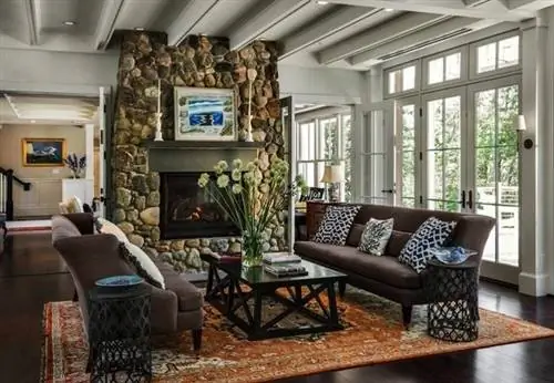 Как построить камин - газ