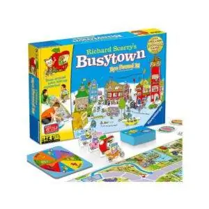 Лучший вариант семейной настольной игры: Wonder Forge Richard Scarry’s Busytown, Eye Found It
