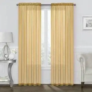Лучший вариант штор: GoodGram 2 Pack Sheer Voile Curtains