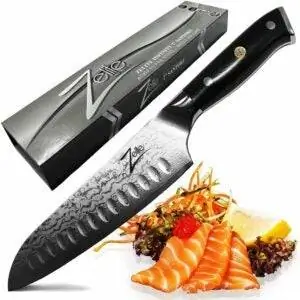 Лучший вариант кухонных ножей: Zelite Infinity Santoku Knife 7 Inch - Alpha-Royal Series