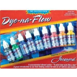 Лучшие варианты краски для ткани: Jacquard JAC9908 Dye-Na-Flow Exciter 9-Colors