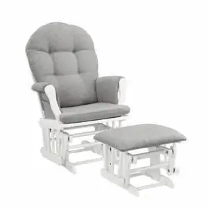Лучший вариант кресла-качалки: Angel Line Windsor Glider и пуфик