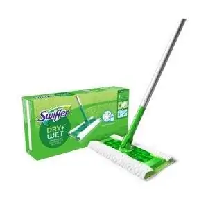 Лучший вариант швабры из микрофибры: Swiffer Sweeper Dry + Wet универсальный комплект для мытья полов