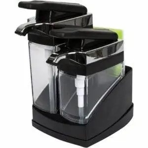 Лучший вариант дозатора мыла: Casabella Sink Sider Duo with Sponge