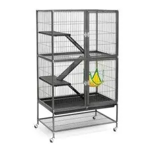 Лучший вариант клетки для крыс: Prevue Hendryx Black Feisty Ferret Cage
